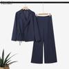 ZANZEA Women Long Sleeve Blouse and Pants Casual Two Piece Suit Sets