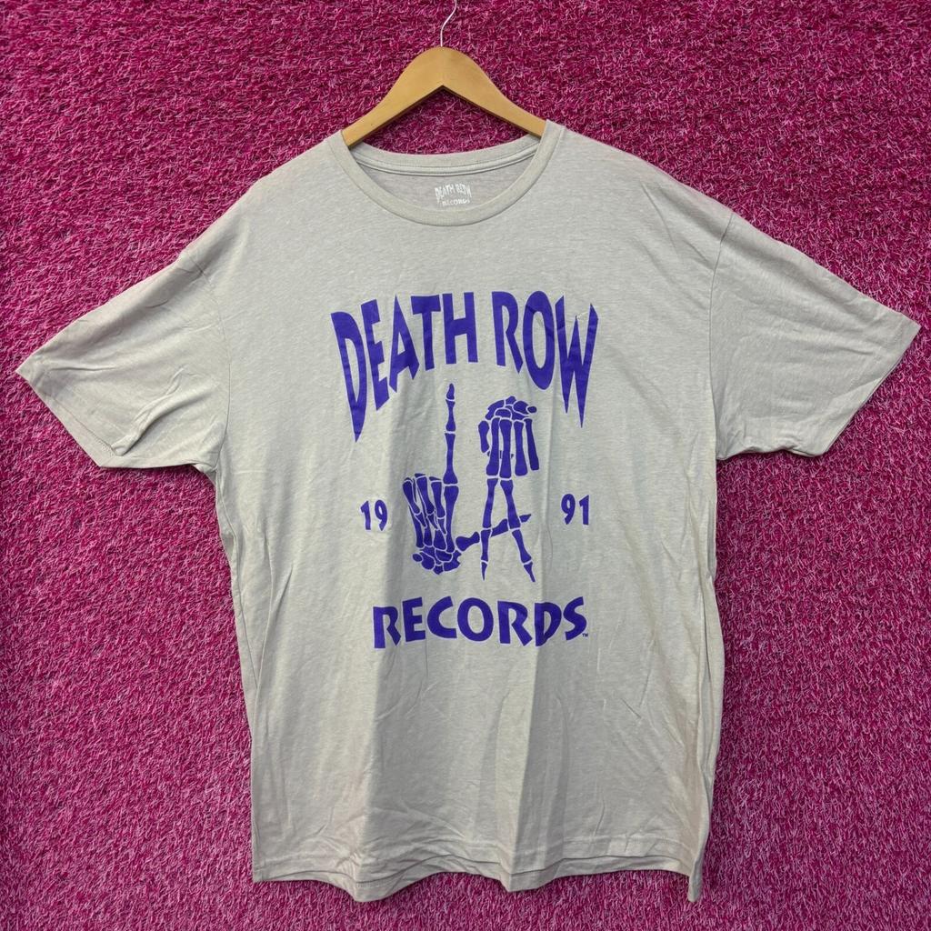 Death Row Records Grim Reaper LA Hands 1991 Hip Hop Tee