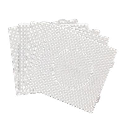 5Pcs Bead Ironing Board Heat Resistant Clear Plastic Bead Craft Pegboard Kid Educational Toy For Handmade Art Craft
