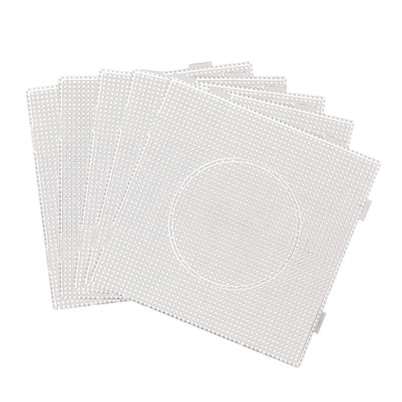 5Pcs Multifunctional Beading Puzzle Board For Kids Develop Motor Skills Temperature Resistant Clear Plastic Pegboard 1