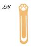 Cute Cat Bookmark Paw Bookmark 3D Printed One-Piece Mold Elastic Stable Book Page Holder Hold Hollow Clip for Reading Accessory