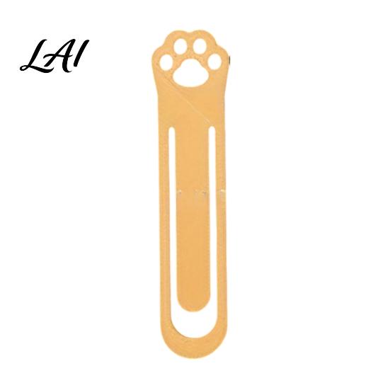 Cute Cat Bookmark Paw Bookmark 3D Printed One-Piece Mold Elastic Stable Book Page Holder Hold Hollow Clip for Reading Accessory
