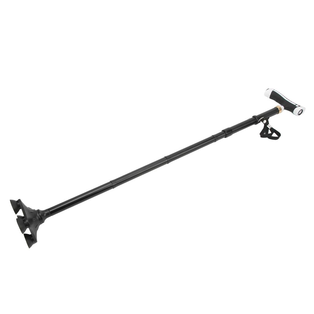 Walking Stick Non Slip Foldable Aluminum Alloy Walking Cane with LED Light 360 Degrees Shock Damp Rotating Base