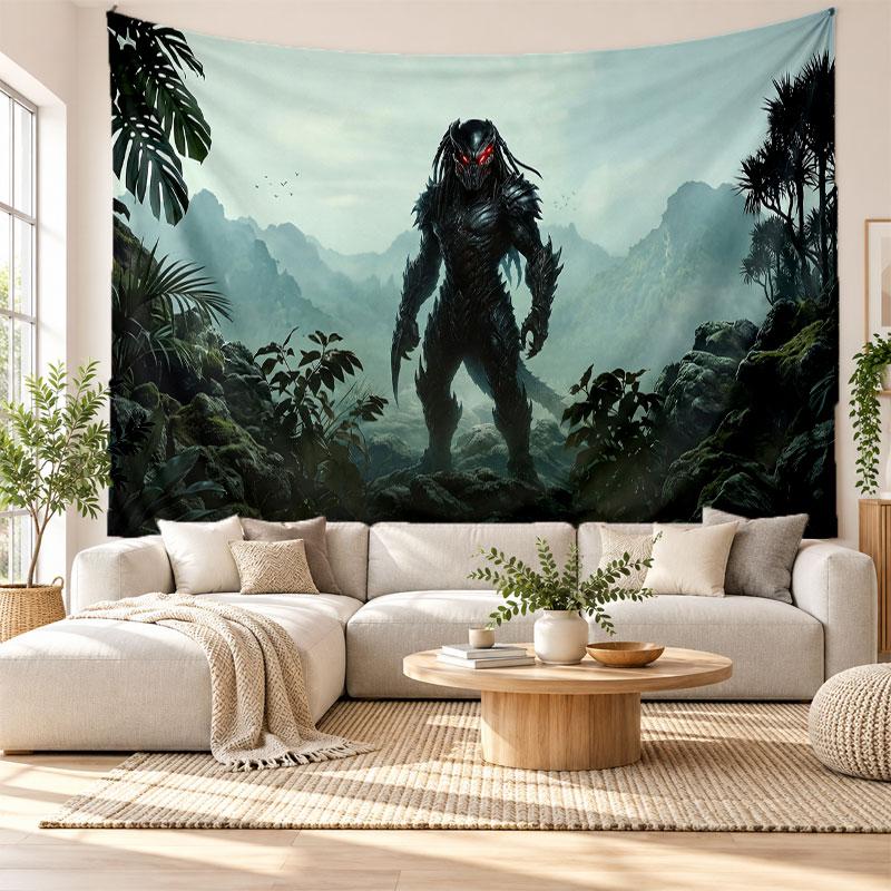 Predator Wall Tapestry Home Decor Hanging Cloth Art Background Tapestry for Bedroom
