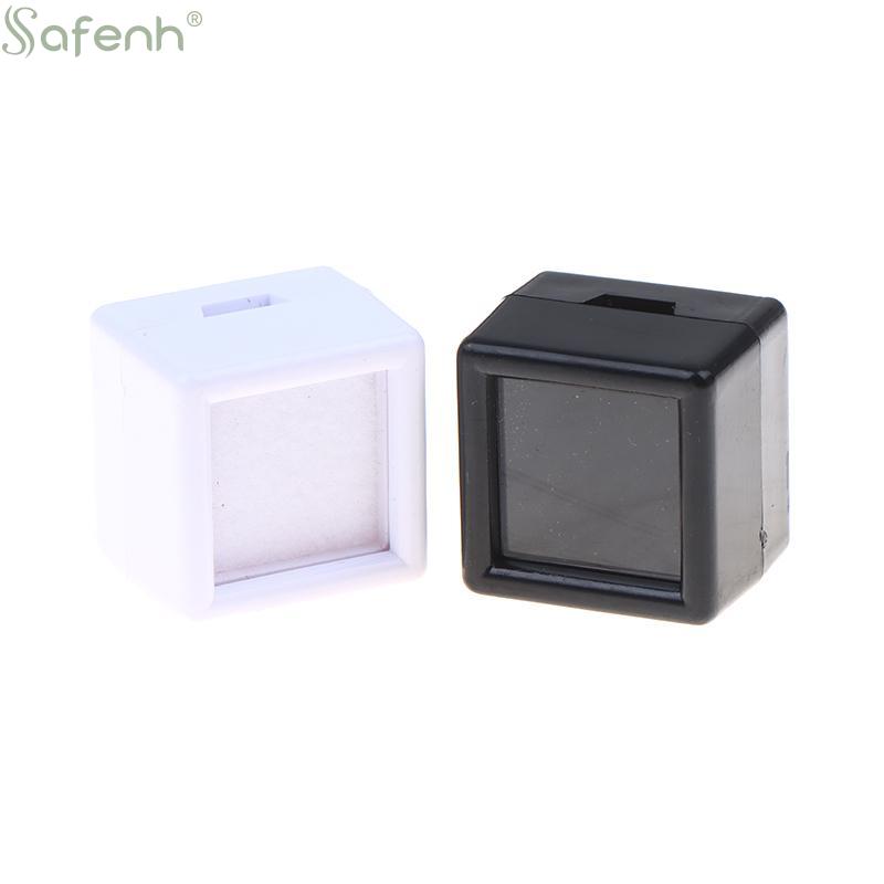 10Pcs Diamond Jewelry Organizer Gems Packaging Box DIY Disamond Ring Jewllery Case 2CM Gemstone Zirconia Gift Display Box
