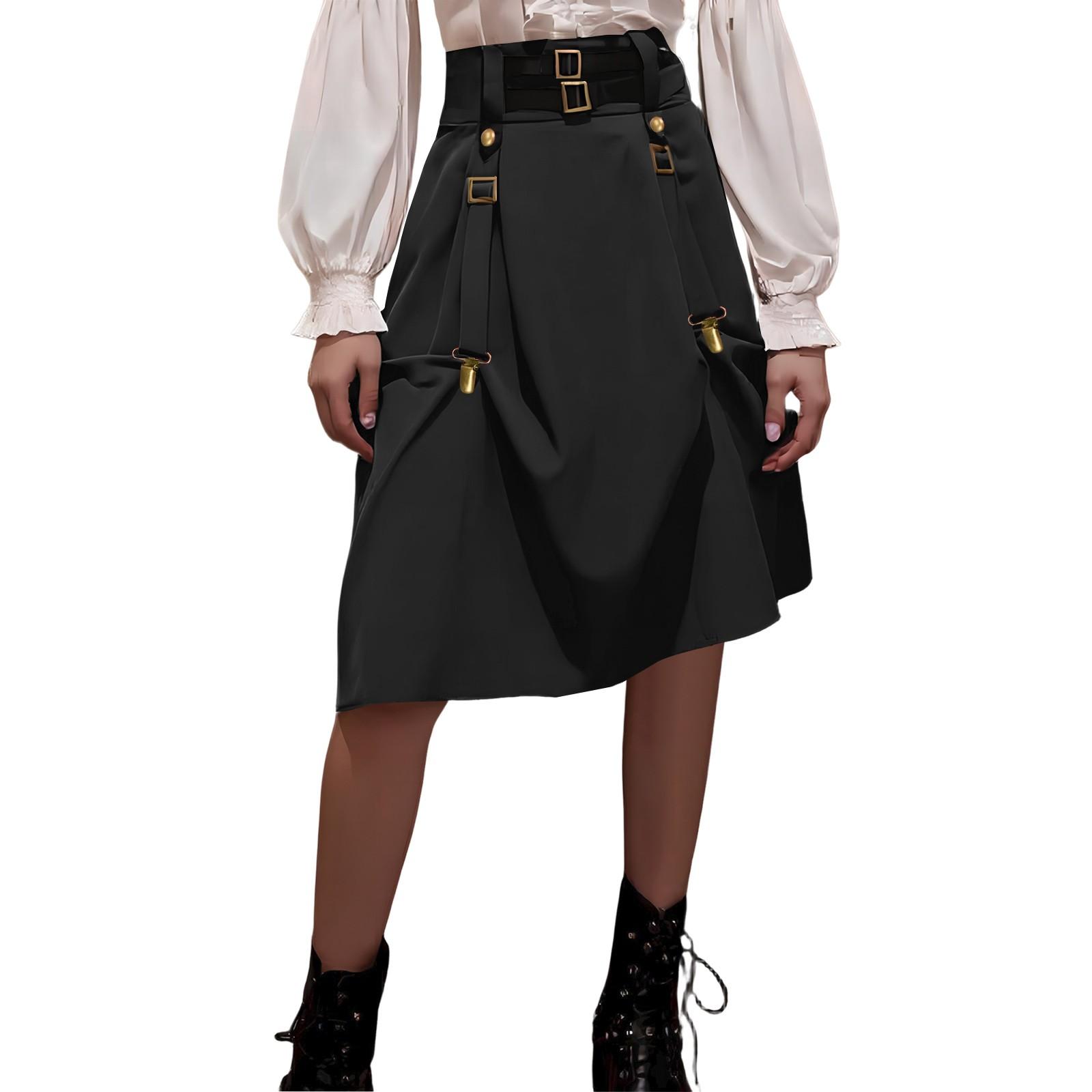 

Женская юбка макси с завязками на завышенной талии, летние длинные юбки, легкие многослойные струящиеся цветочные плиссированные юбки L чёрный