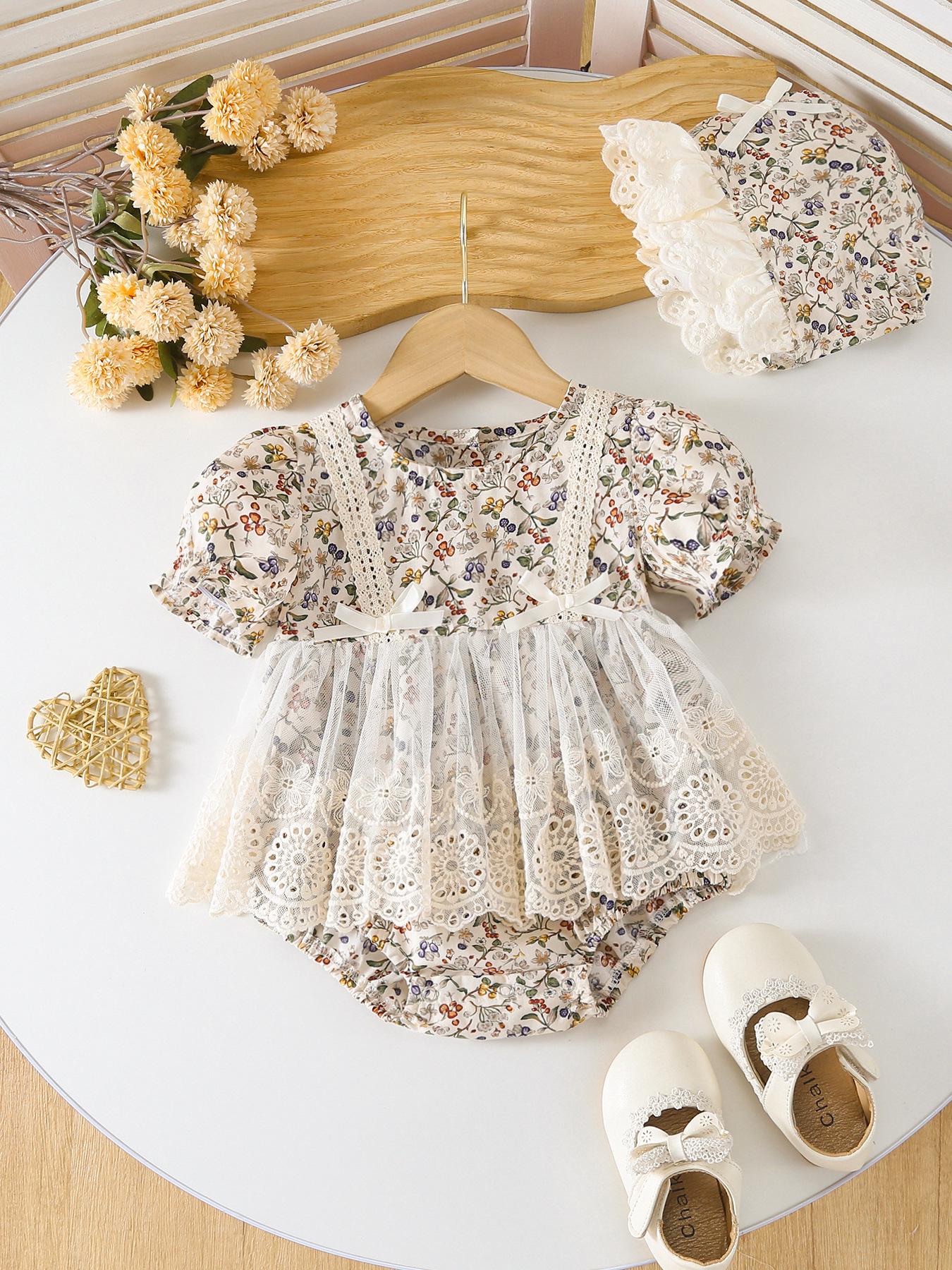 2025 Летнее платье-принцесса на бретельках и комбинезон для девочки в корейском стиле 80 cm