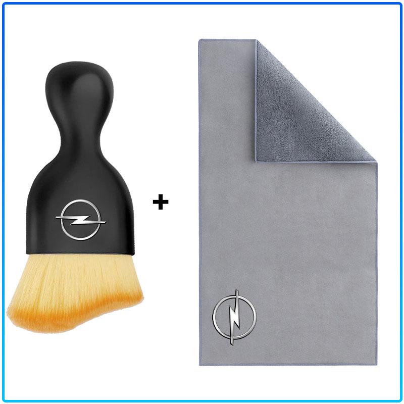 1Pcs Car Interior Cleaning Tools Microfiber Wash Towels Cleaning Brush For Opel Astra H G J Insignia Mokka Zafira Corsa Vectra B C D