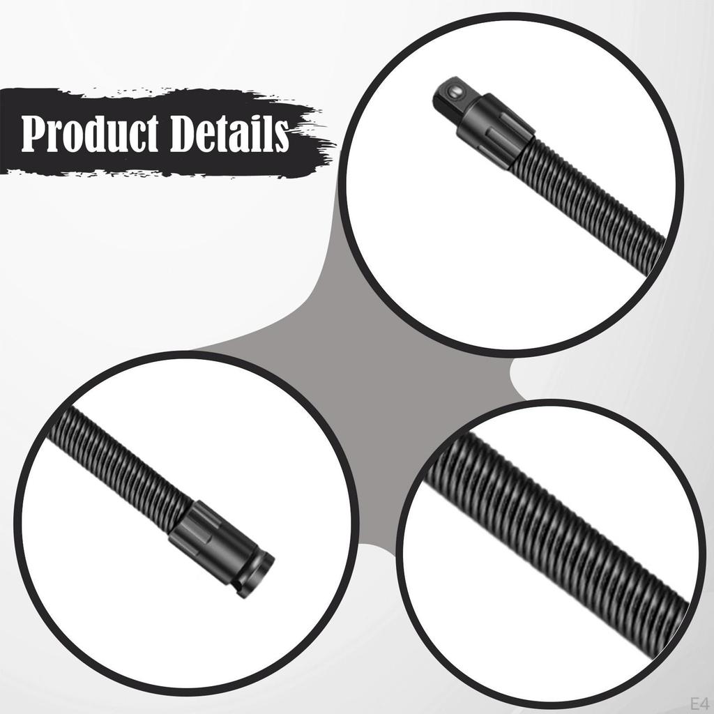 1/2 Bar Flexible Shaft Steel Garage Repair Tool Wrench Connecting Rod for
