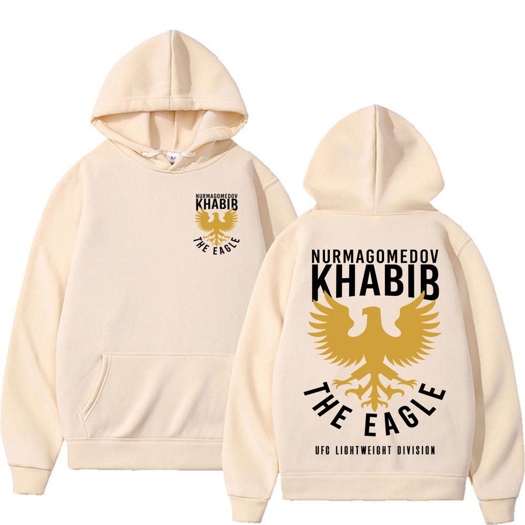 The Eagle Khabib Nurmagomedov Graphic Hoodies Unisex Fashion Violence Aesthetics Sweatshirt Fleece Casual Oversized Pullovers