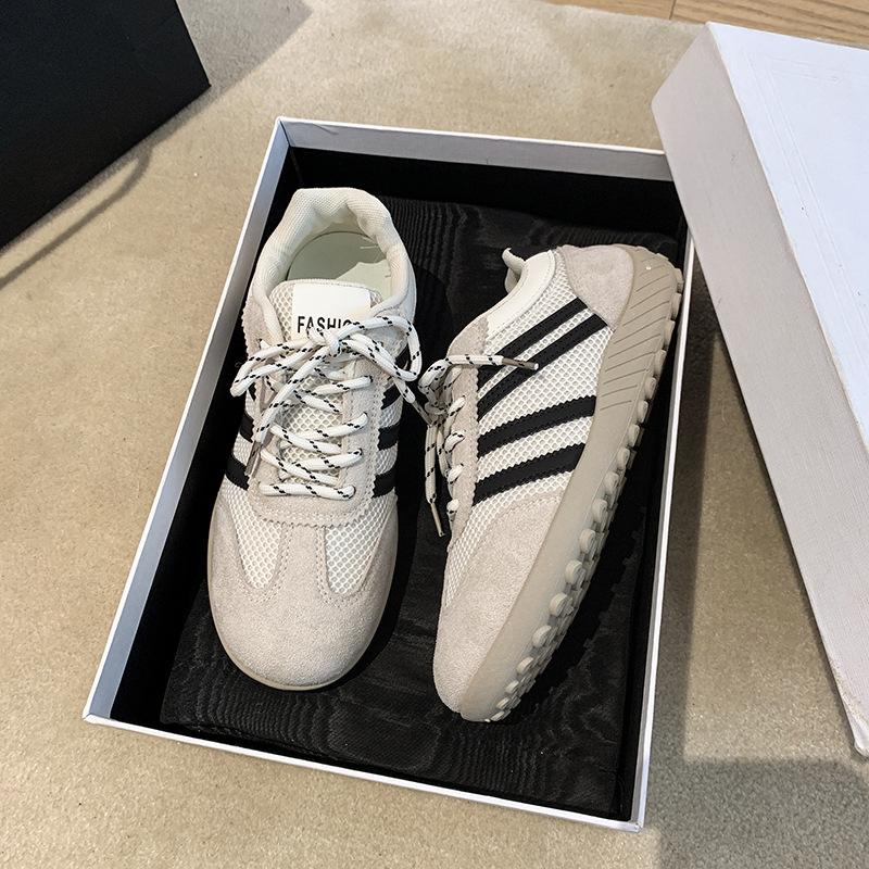 2025 mesh breathable sports shoes, new thick-soled Forrest Gump shoes, thick-soled versatile women's casual shoes, German training shoes, fashion