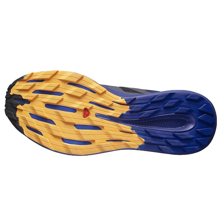 SALOMON Pulsar Trail Bequemes Material Strapazierfähige Low-Top Laufschuhe Herren Laufschuhe Schwarz Blau 416032