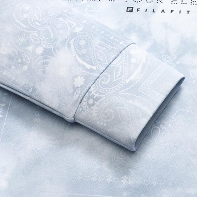 New FILA Athletics Sweatshirts Women's Dusty Blue A11W211202FBU