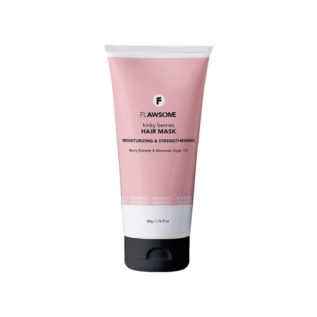 @Flawsome Kinky Berries Moisturizing & Strengthening Hair Mask 50GM UK353 50%OFF