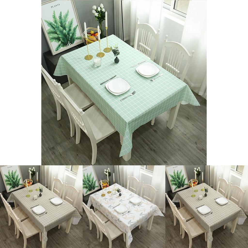 Waterproof Peva Tablecloth With Fresh And Beautiful Plaid Pattern**
