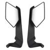 Motorcycle Wind Wing Side Rearview Mirrors Aluminium Alloy Adjustable 360 Degrees  Rotating Rear View Mirrors