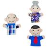 Hand 6pcsset Puppets Professional Figures Plush Early Education Parentchild Toy