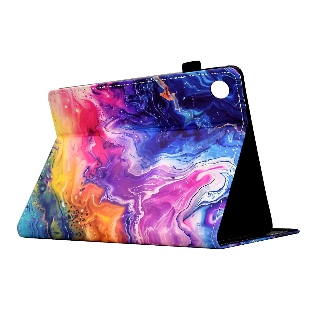 For Lenovo Tab M10 (Gen 3) Case Pattern Printing Card Holder Leather Tablet Stand Cover