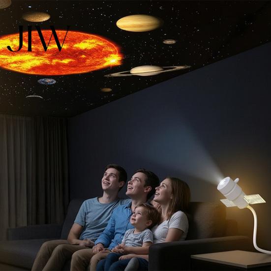 Night Light for Kids 2 In 1 Star Projector Light, USB Space Nebula Lamp with 360 Projection Nursery Degree Rotating Film, Car Interior Home