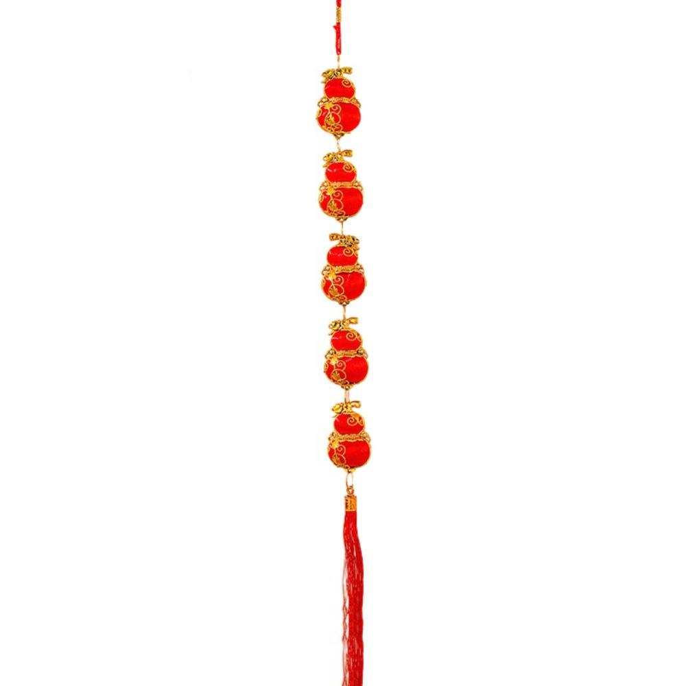 

Traditional Spring Festival Silk Ball Reusable New Year Pendant Small Lantern String Atmosphere Style 2