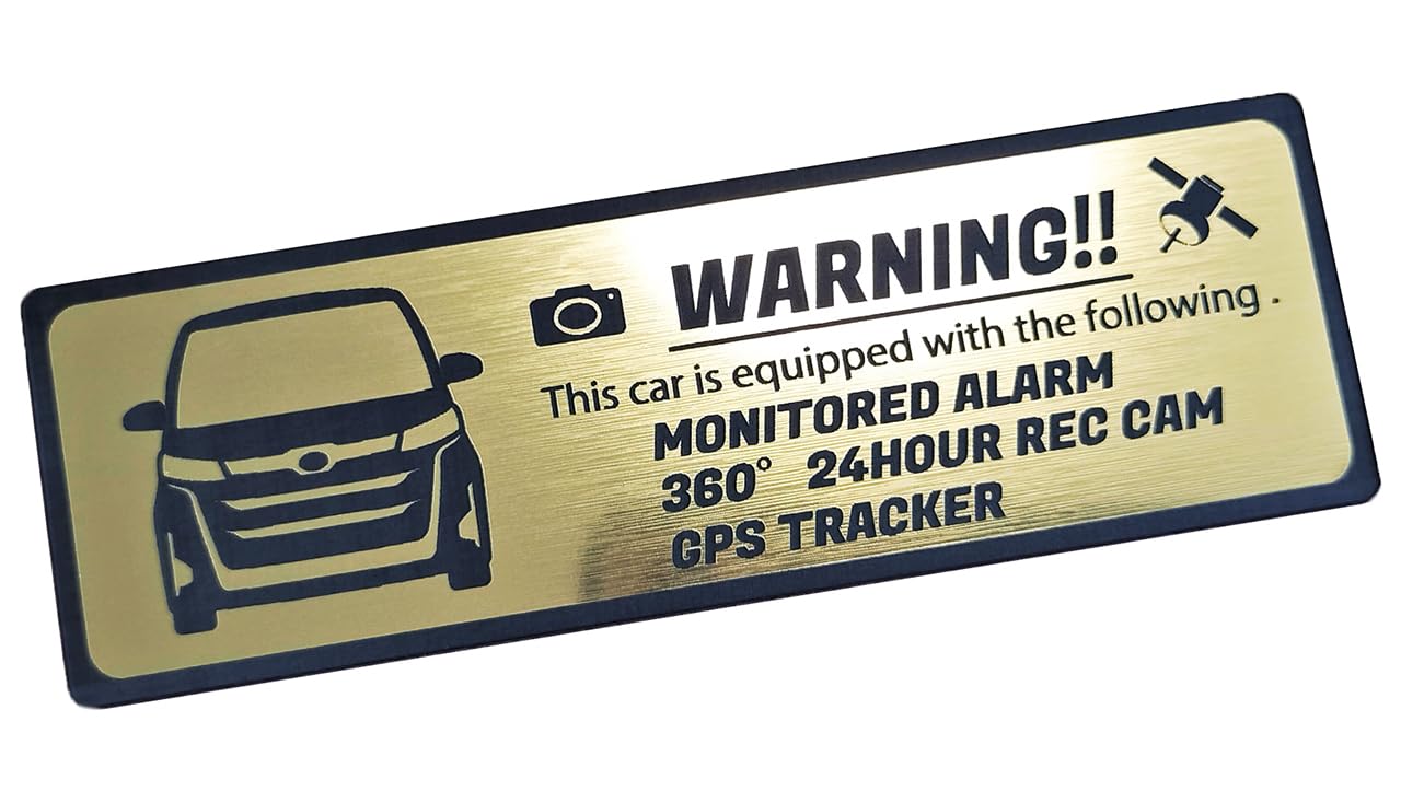 

Toyota Наклейка безопасности Кузов стандартный серии Noah 90 Автобезопасность Автомобиль класса люкс VIP Наблюдение GPS-трекер Защита от кражи 24 часа (Золото) золотой