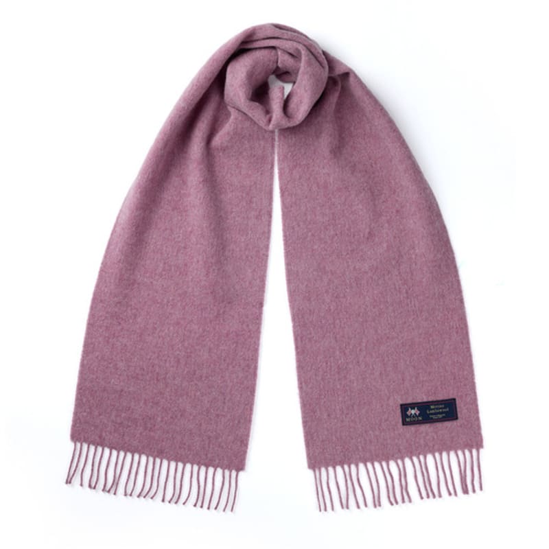 

ABRAHAM MOON Шарф из мериносовой шерсти 25 см - Королевский розовый FREE