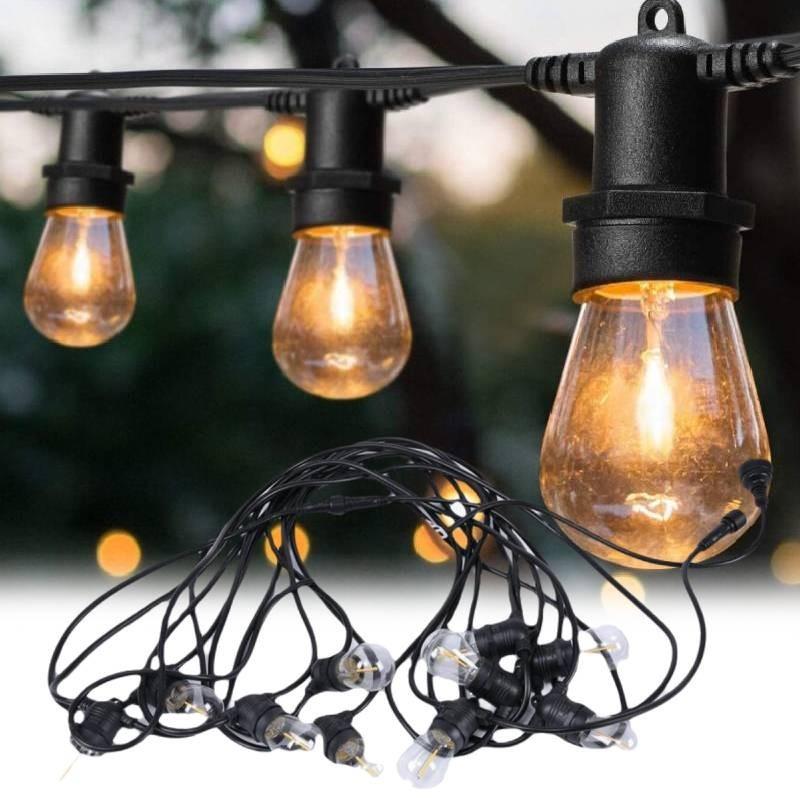 Vibrant Outdoor String Lights S14 For Camping Festivities And Garden Decor