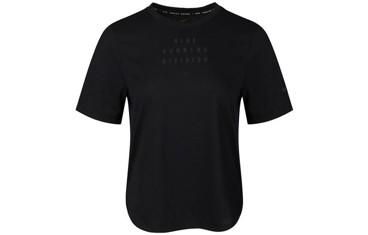 

Nike T Shirts Women s Black Crew Neck Moderate Straight Fit CV1876-010 M