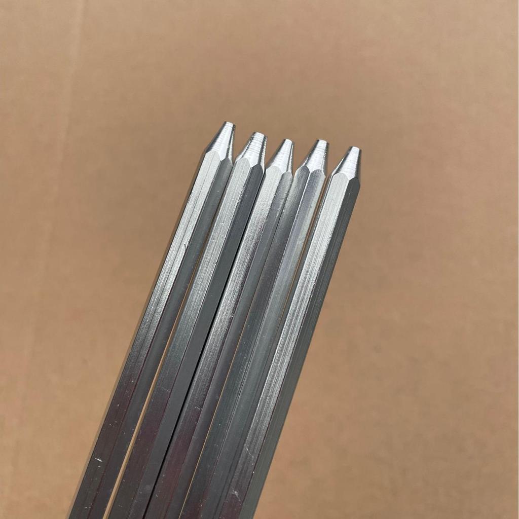 Outdoor Hoge Sterkte Aluminiumlegering Tentpennen, 18cm Grond Zeshoekig & 7-Vormig Kampeerpennen