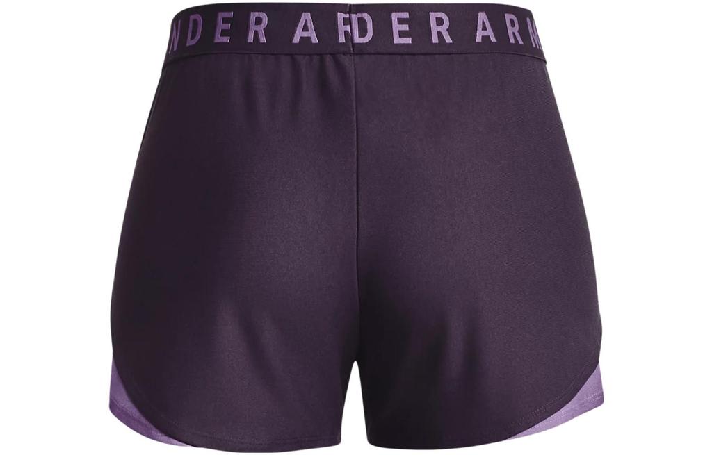 Under Armour Sports Shorts Women's Formal Wear Purple Moderate Woven Shorts 1344552-541