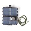 Fishing Tackle Box Fly Fishing Box Spinner Bait Minnow Popper 9 Compartments with cover For Outdoor Fishing Accessories plastic