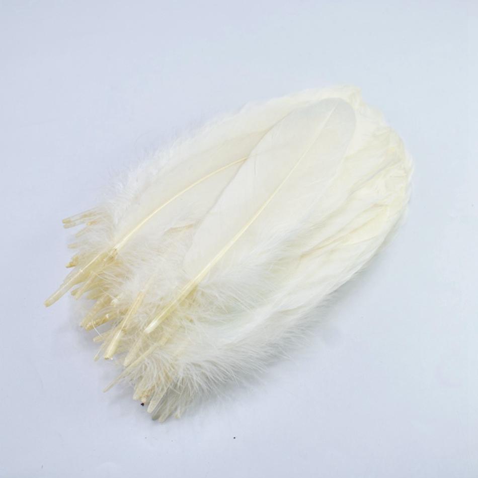 50Pcs Natural Goose Feathers Plume Craft DIY Royal Blue Feather Wedding Party Plumas Jewelry Making Decor Accessories 13-18CM