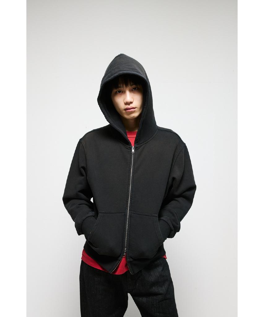 Hatchingroom Vtg Hoodie Bleached Black