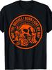 May The Bridges I Burn Light My Way Skull Gothic Quote Art T-Shirt