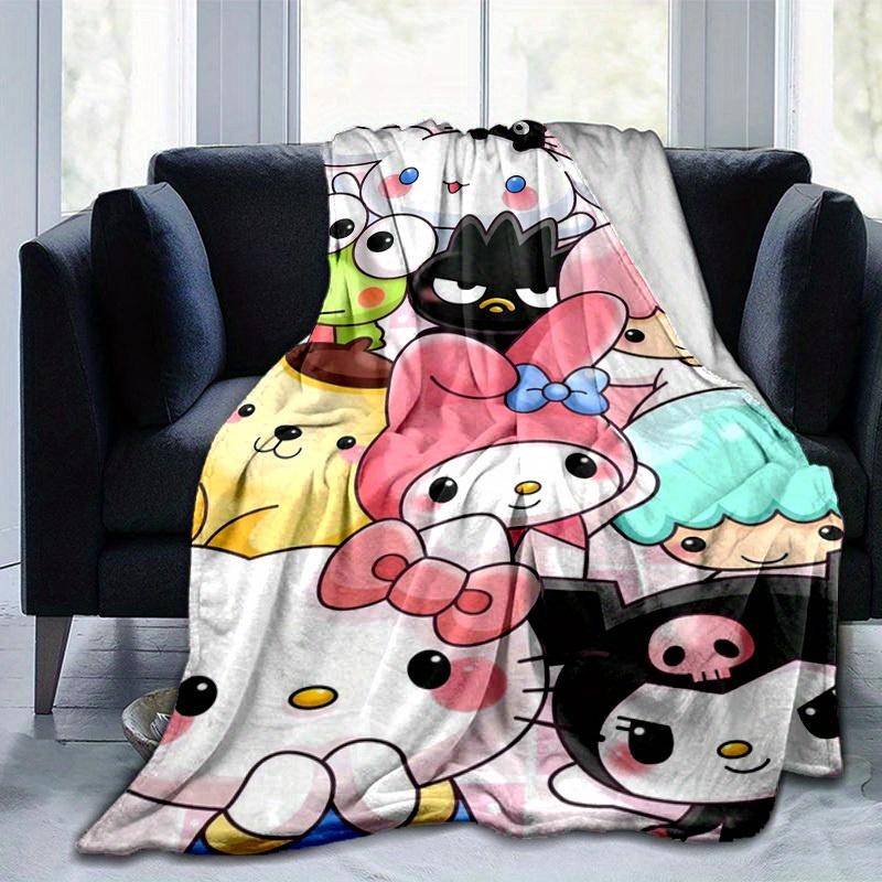 

1pc. Cute Cartoon Characters Plush Blanket - Perfect for Home, Office, Outdoor Use, Gift Idea, Suitable for Al 100x150cm