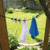 1.8 M Retractable Clothesline Elastic Stretch Elastic Clothes Drying Rack  Travel