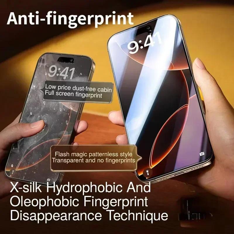 3PCS Anti Spy Dust Free Installation Screen Protector for Samsung A15 5G A16 A14 A13 A12 A06 A05 A05s A25 A23 A22 A21s Glass