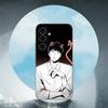 B-BJ A-Alex For Samsung Galaxy S25 S24 S23 Ultra S22 S21 Plus S20 Black Soft Silicone Protective Case