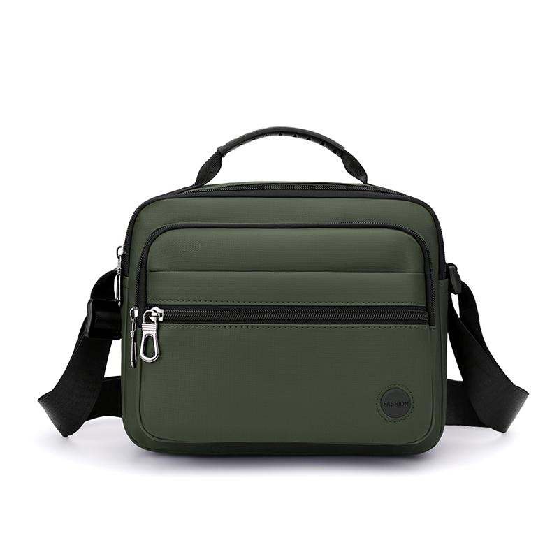 Men's Crossbody Bag Business Waterproof Lightweight Multi-Layer Shoulder Bag