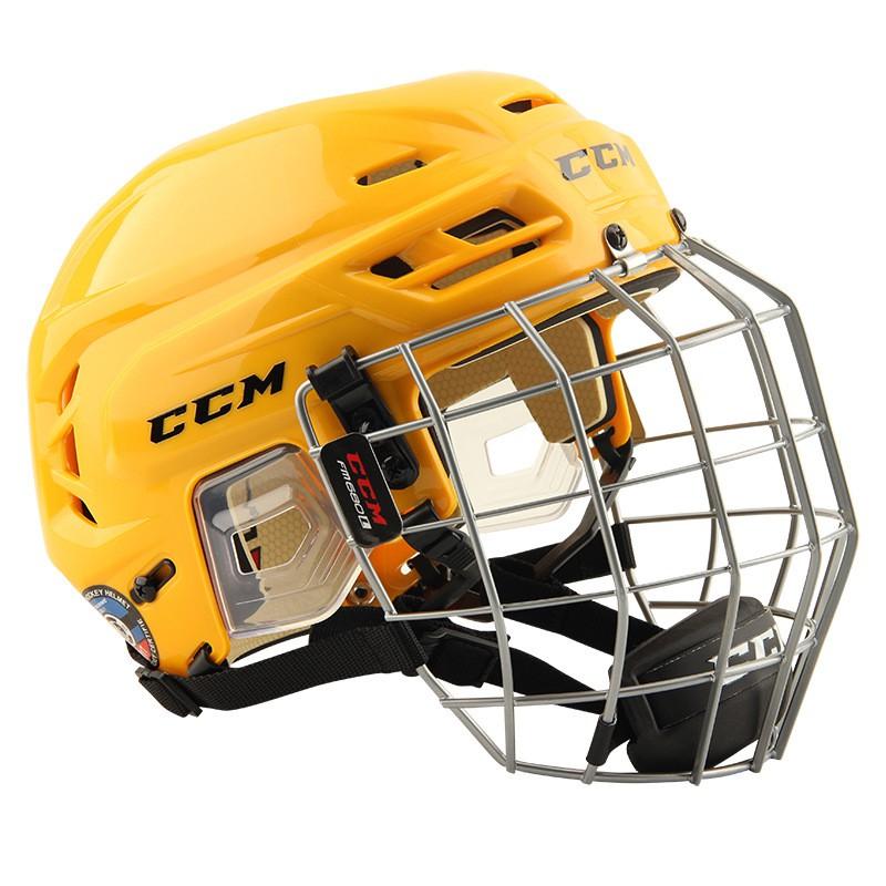 CCM Hockey Helmet Ice Field Roller