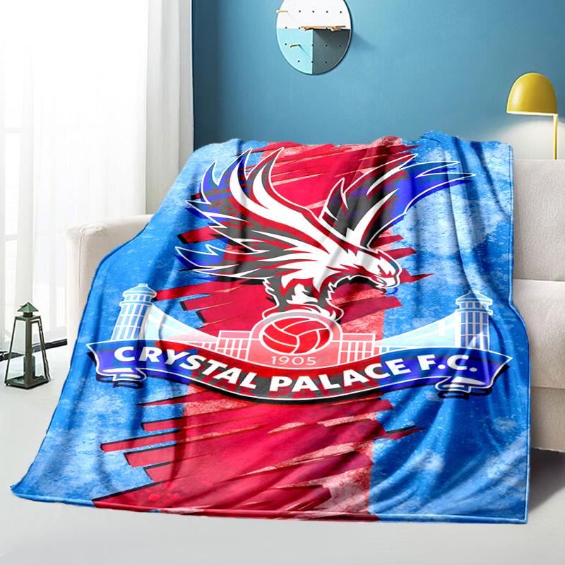 Crystal Fc Crest Printed Throws Blanket Soft Flannel Blankets for Couch Bed Gifts for Men Women Picnic Blanket Christmas Gifts