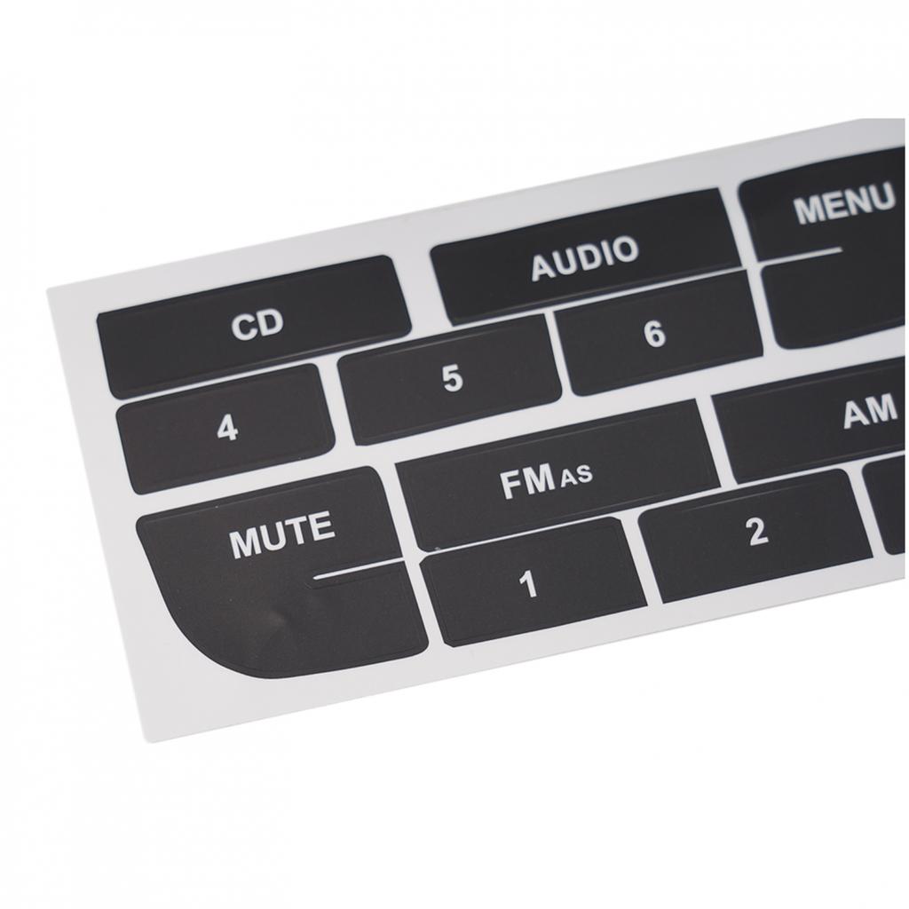 Radio Button Repair Decals Auto Parts CD Keys Decoration
