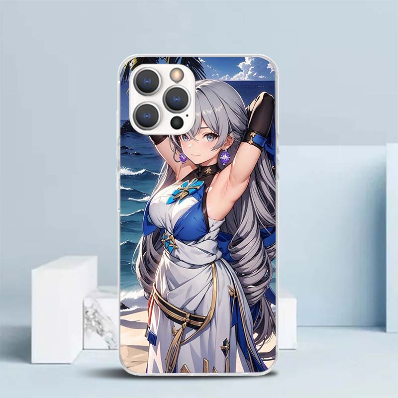 Honkai Star Rail Bronya Rand Soft Cover for iPhone 16 17 Air 15 14 Pro Max 16E Phone Case 13 Mini 12 11 7 SE 8 Print Pattern Fit