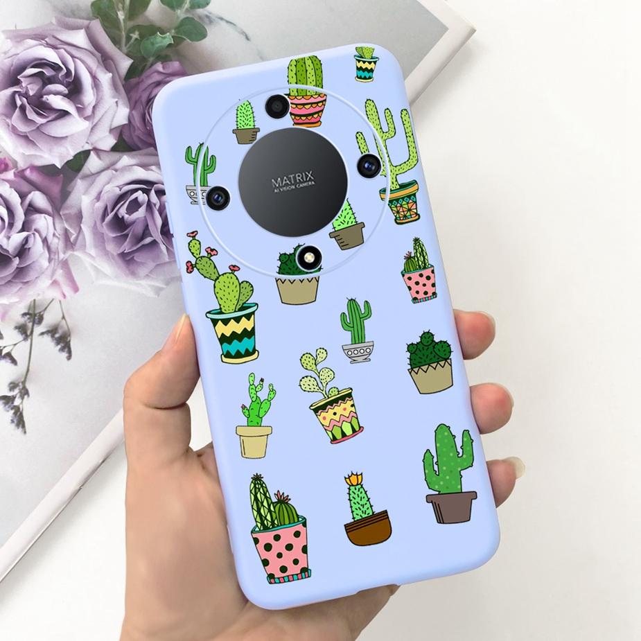 Für Honor Magic6 Lite Hülle Honor X9b Hübsche Mädchen Sonnenblumen Hülle Weiche Silikon Handyhülle Für Honor Magic6 Lite HonorX9b Bumper