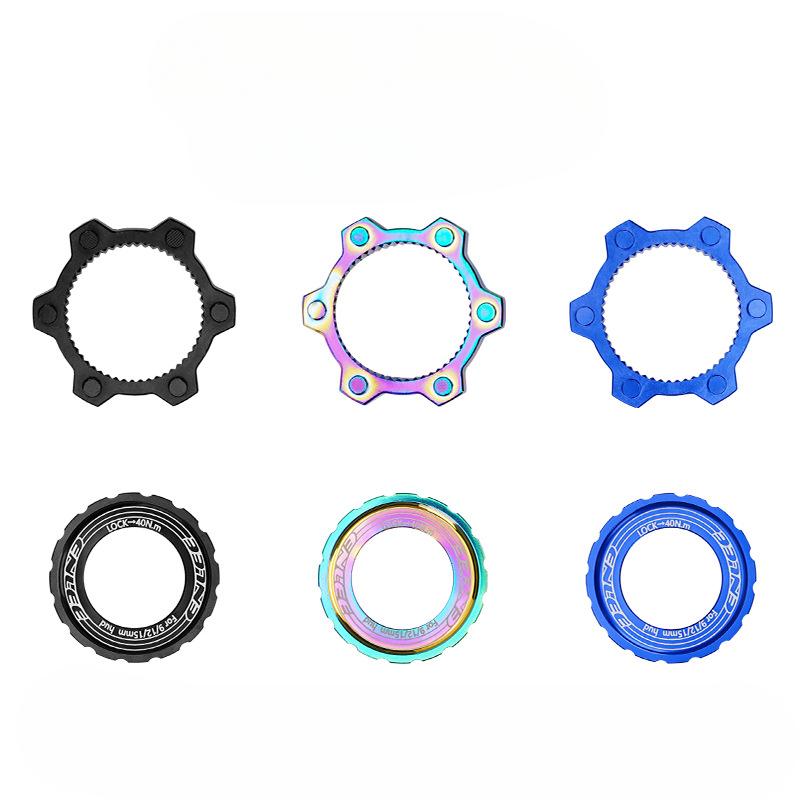 ENLEE Bicycle Medium Lock Disc To Six-nail Disc Adapter Seat, Flower Drum DT XT Central Lock, Brake Disc