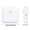 Runtowo Motion Sensor Led Light USB Charging Square Lamp Bedroom Kitchen Stair Hallway Wardrobe Cupboard Lighting Cabinet Light