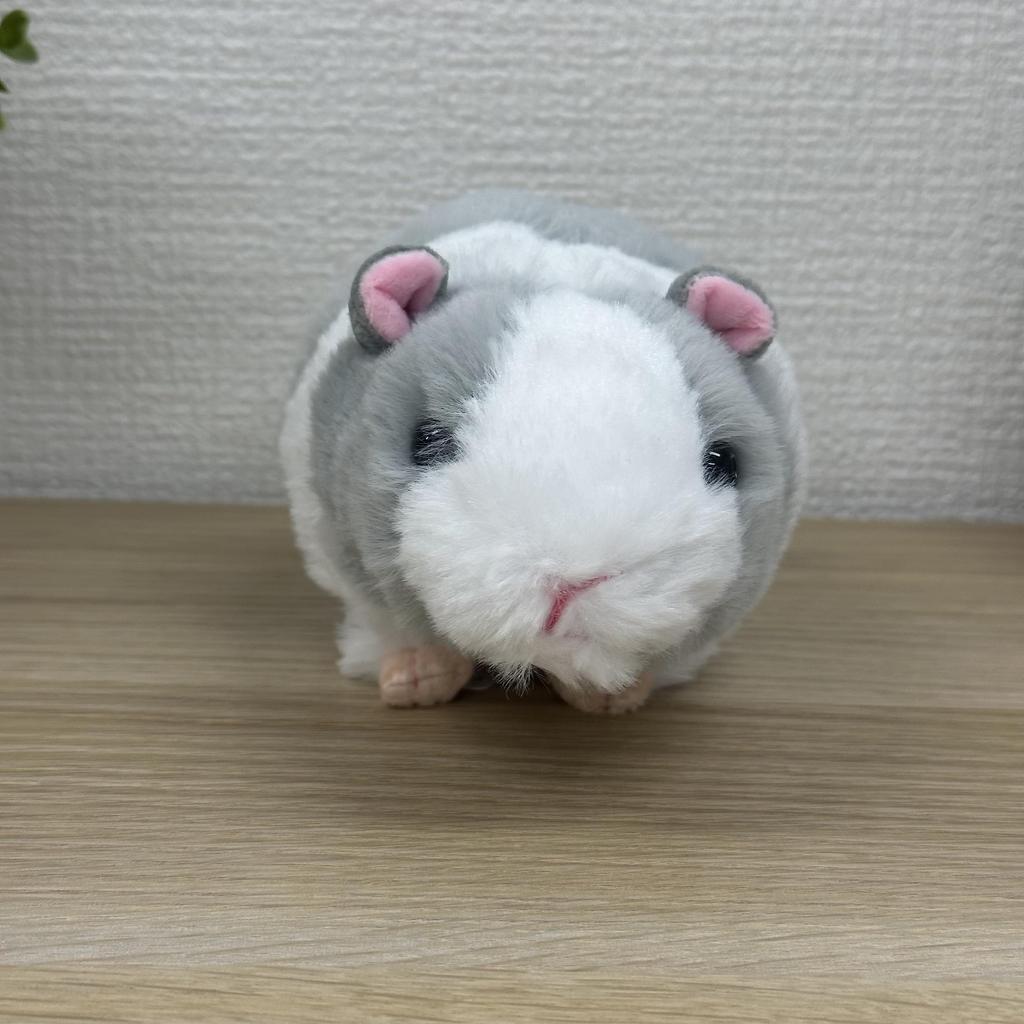 Niedliches Verkaufsplüschtier MOU MOU Meerschweinchen Klein Grau F0324