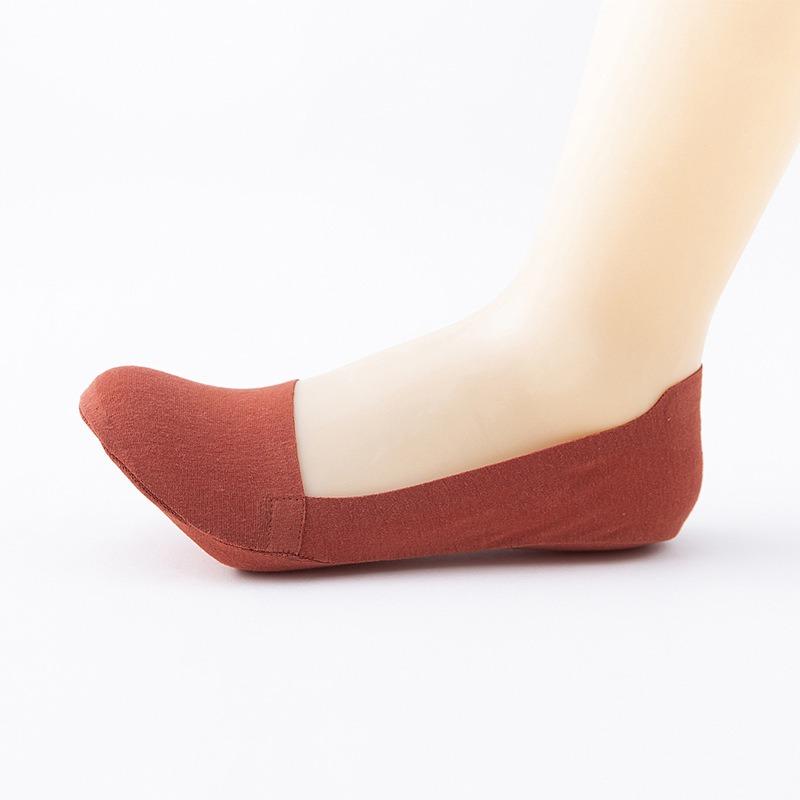Female Summer Thin Cotton Non Slip Non Drop Heel Low Top Invisible Boat Socks