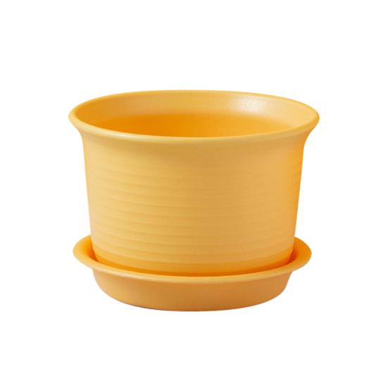 1 készlet vastagabb virágcserép, megbízható gyanta, kreatív hullámos mintás virágültető otthonra