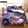 3D Print Kochou Shinobu Anime Demon Slayer Bedding Set Cute Quilt Cover Bed Cover With Pillowcase Twin Single Queen King Size